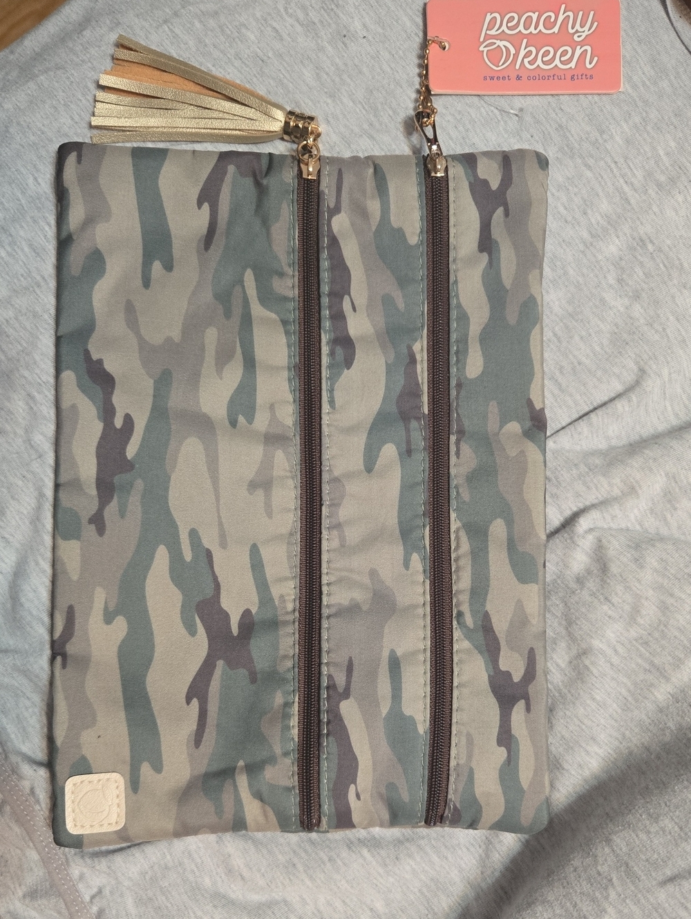 Camouflage Mini Bag - Green/Gray